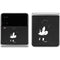 Disney Mickey Mouse Black and White Galaxy Z Flip4 5G Skin